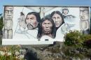 First Nations mural in Chemainus, Vancouver Island